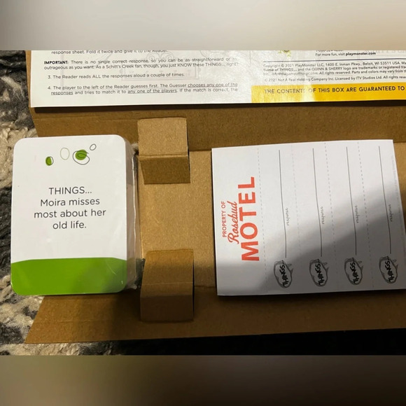 NIB Things… Schitt's Creek Edition-Card Game - Picture 5 of 8